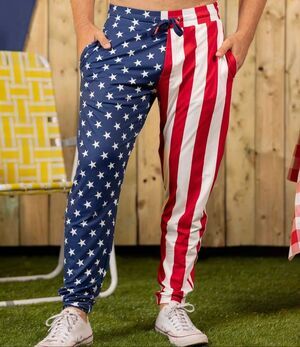 RSVLTS SEVENTEEN SEVENTY-KICKS Performance Joggers American Flag Size Medium